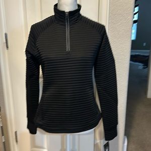 Womens Spyder black quarter zip pullover
